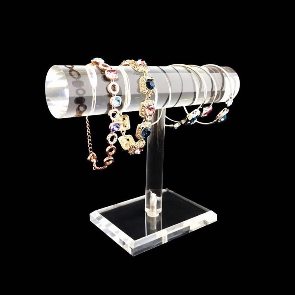 Jewelry Display Stands for Shows Premium Quality Clear T Bar Block